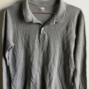 Old navy polo long sleeve shirt